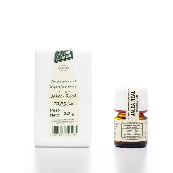 Jalea Real Fresca 20 gr.<br/>Caja de 12 uds.